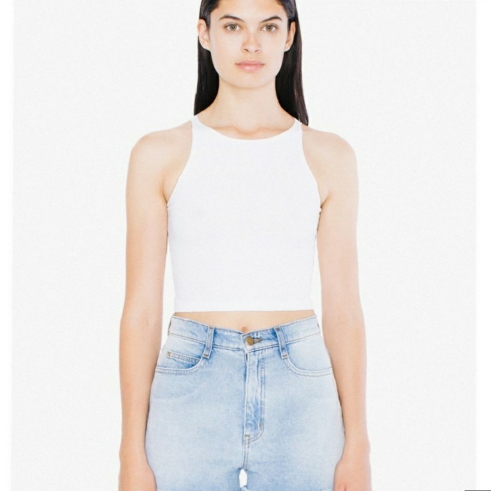 ISO American Apparel Crop Sleeveless Tank!